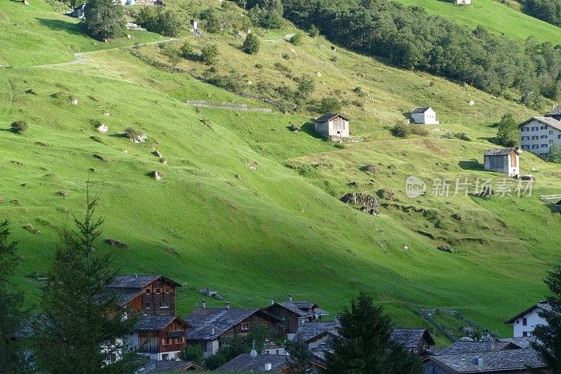 Mountain village Vals, Graubünden